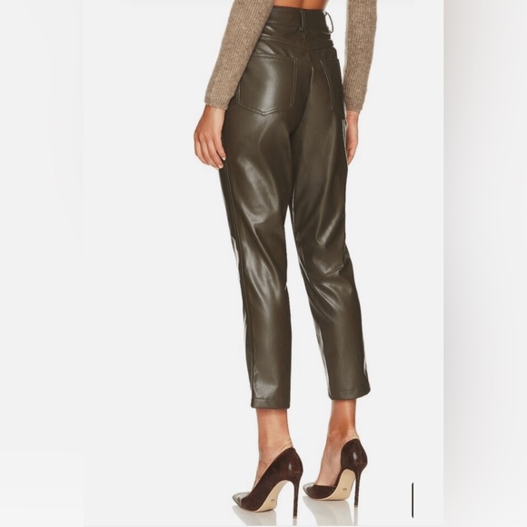 BCBGeneration Olive‎ Faux Leather Pants (S) - Picture 3 of 10